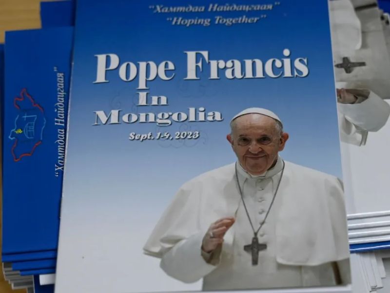 Papa Francisco en Mongolia.