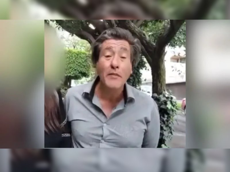 Video. Exhiben a “Lord Lomas” hombre que amenazó a AMLO