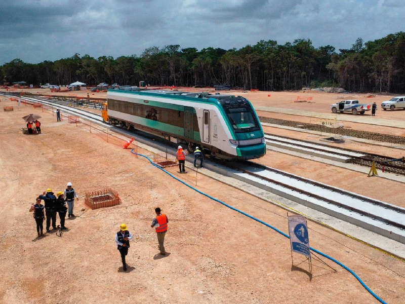 “Sin contratiempos” pruebas estáticas del primer Tren Maya