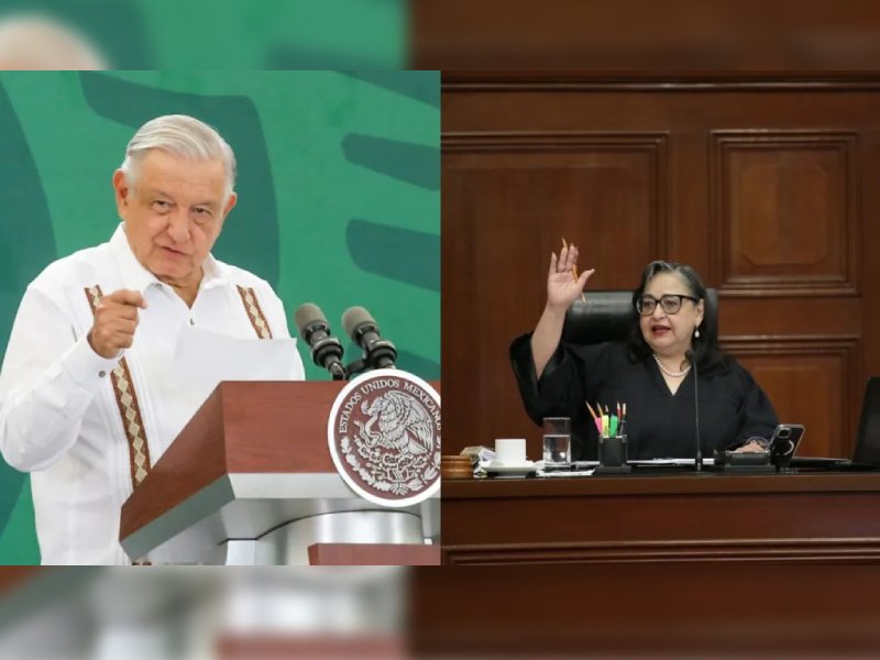 Acusa AMLO que ministra Piña contrató a excolaborador de García Luna