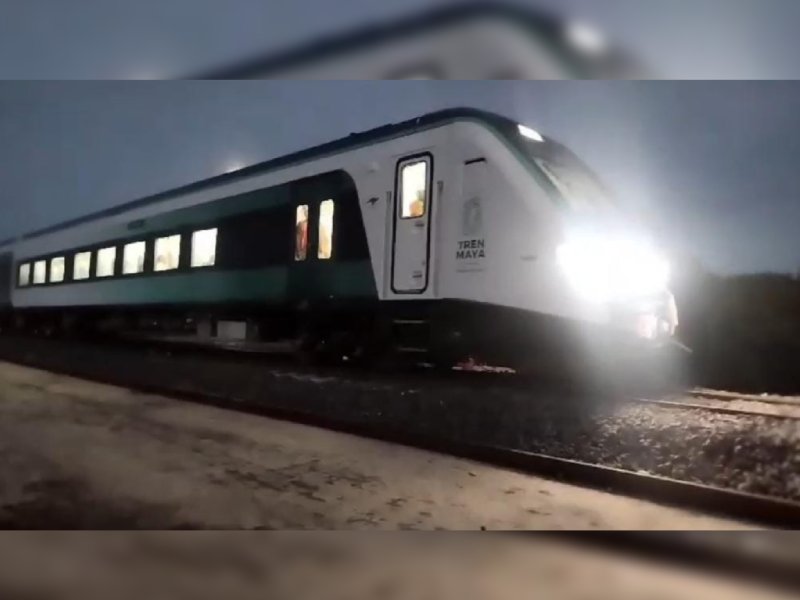 Hacen pruebas preliminares al Tren Maya