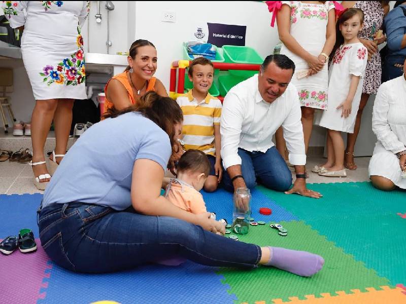Renán Barrera prioriza el desarrollo y la atención integral de niños y niñas en el Municipio