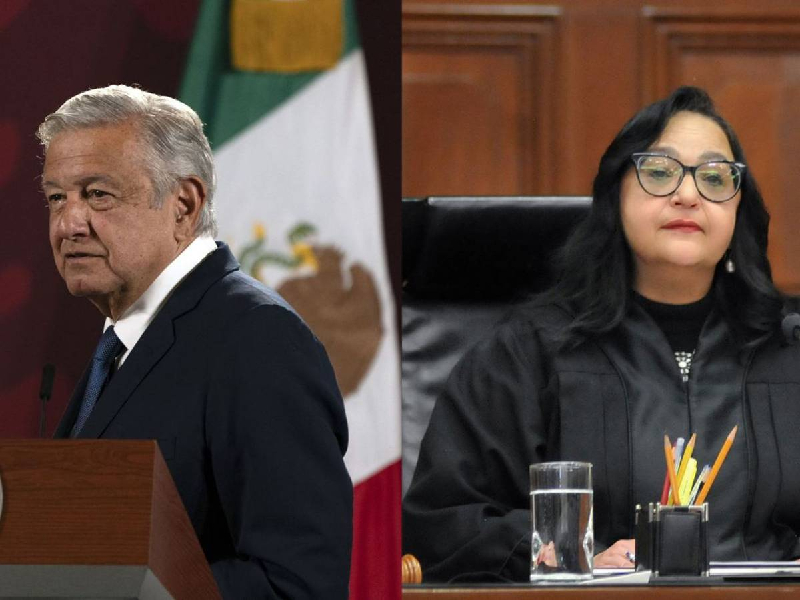AMLO de nuevo contra ministra presidenta de la Corte