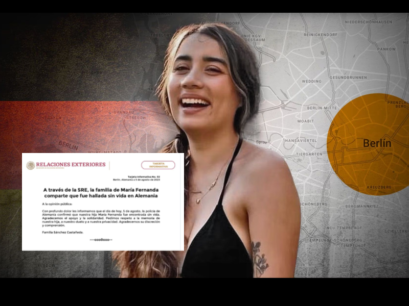 SRE confirma muerte de María Fernanda, estudiante mexicana desaparecida en Alemania (1)