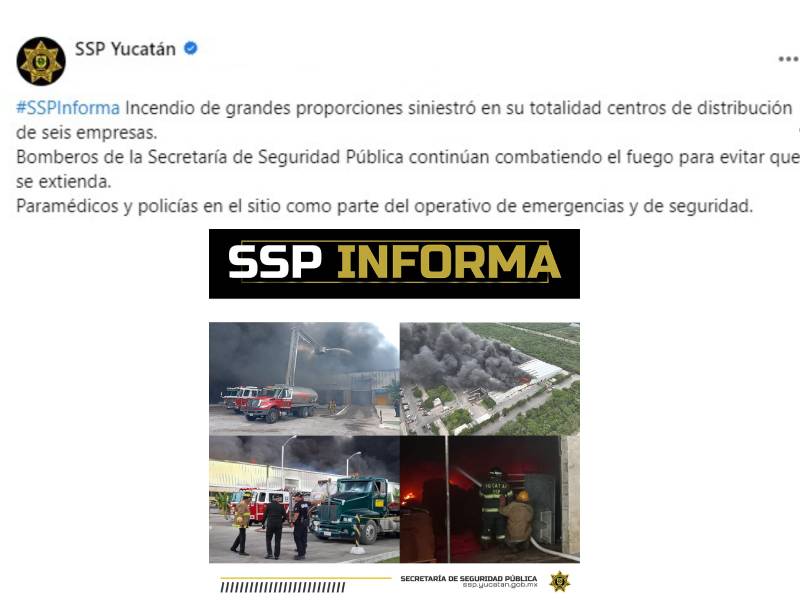 incendio mérida