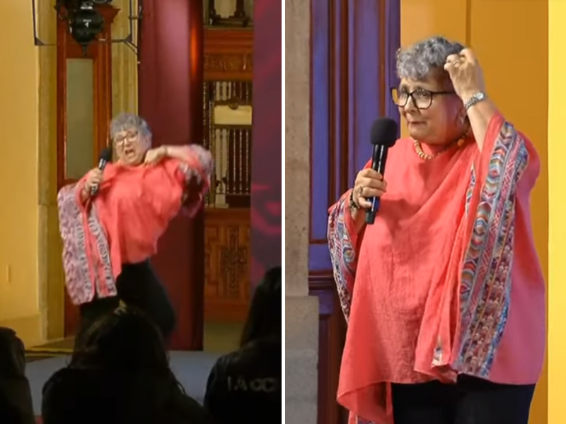 Ana María Prieto imita a niños que se burlan de la calificación de otros; se hace viral