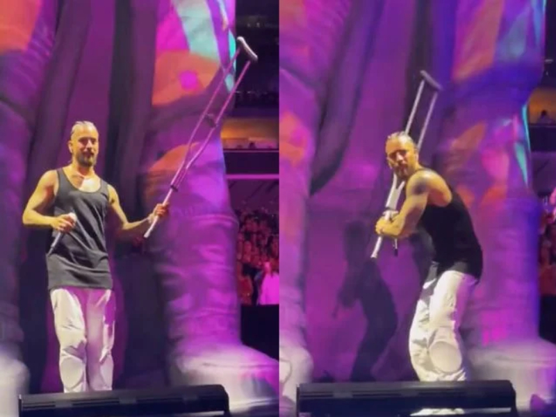 En pleno concierto le lanzan muleta a Maluma