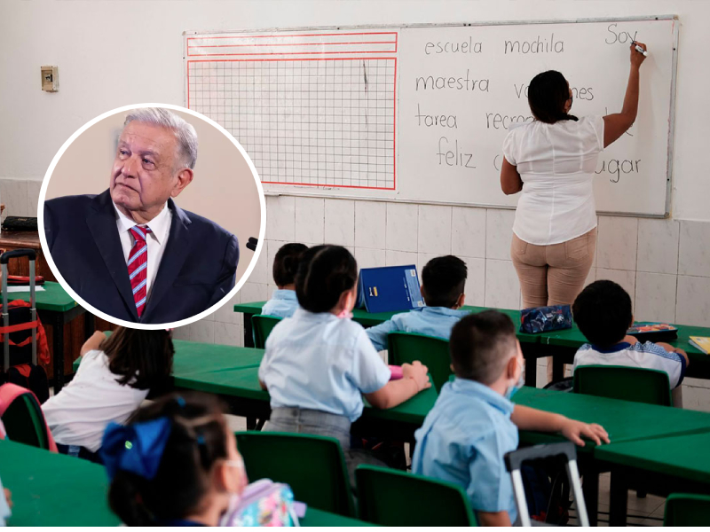 En 2024, crecerá sueldo de maestros: Presidente