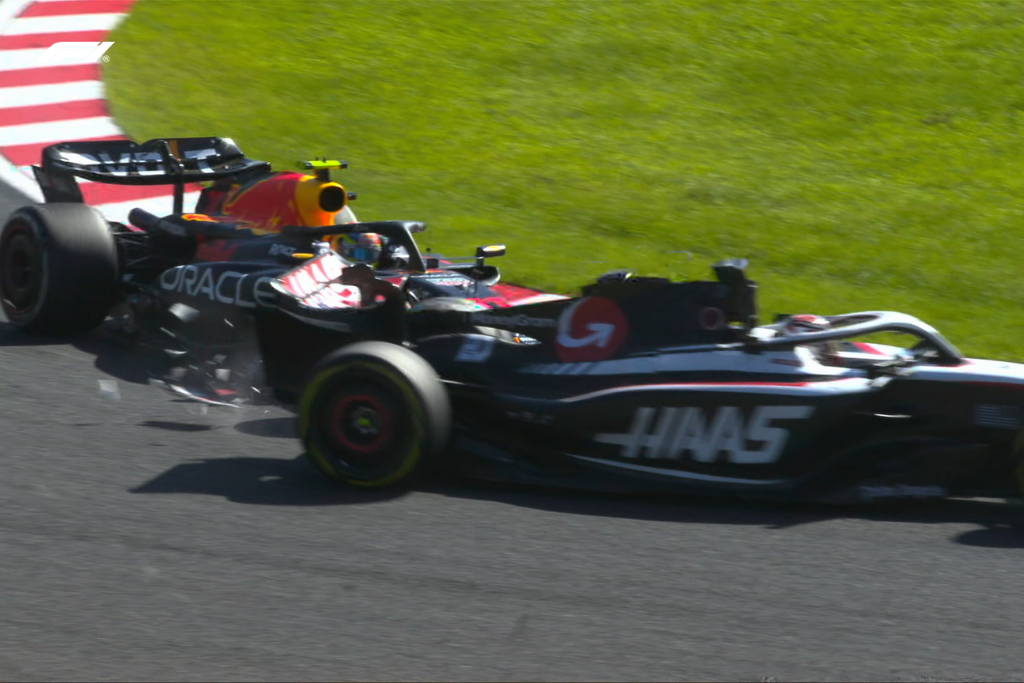 Sergio Pérez abandona el GP de Japón tras desastrosa actuación