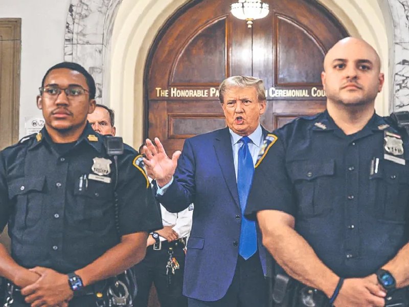 Donald Trump llama ‘racista’ a fiscala en su primera audiencia