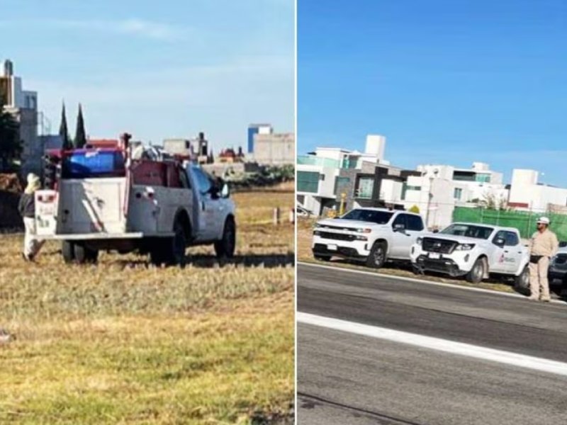 Reportan fuga de combustible en aeropuerto de Pachuca