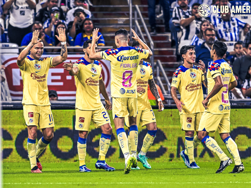 América golea a Rayados en el BBVA; consigue boleto directo a Liguilla