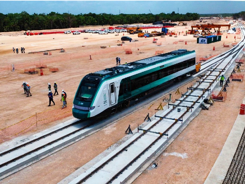 Vía del Tramo 3 del Tren Maya, concluida: Sedena