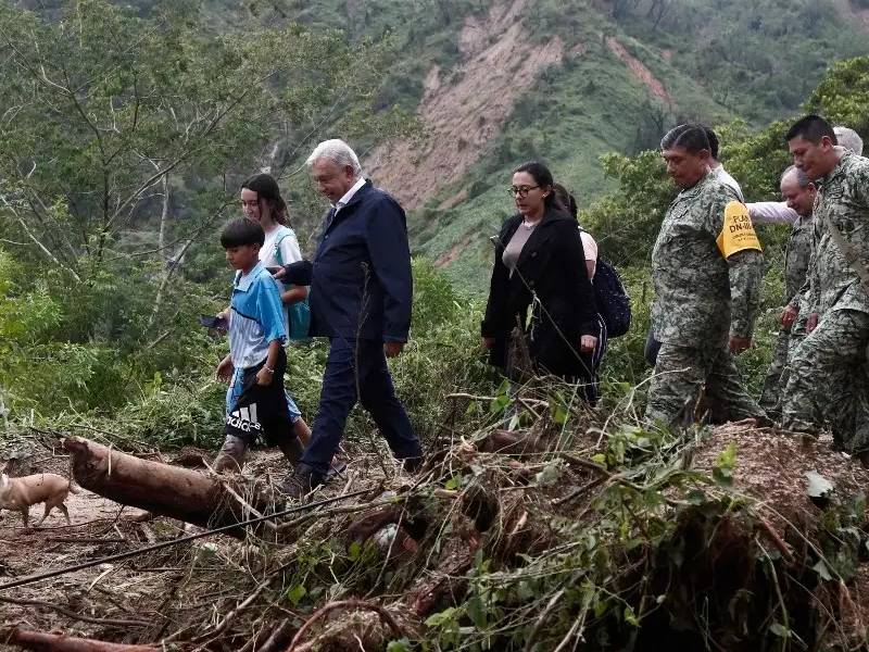 AMLO anuncia censo “casa por casa” tras el paso de Otis por Guerrero