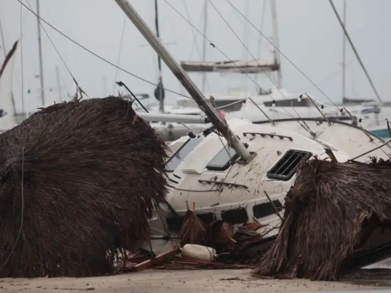 ‘Norma’ se degrada a tormenta tropical y se ubica en tierra; continuarán las lluvias (1)