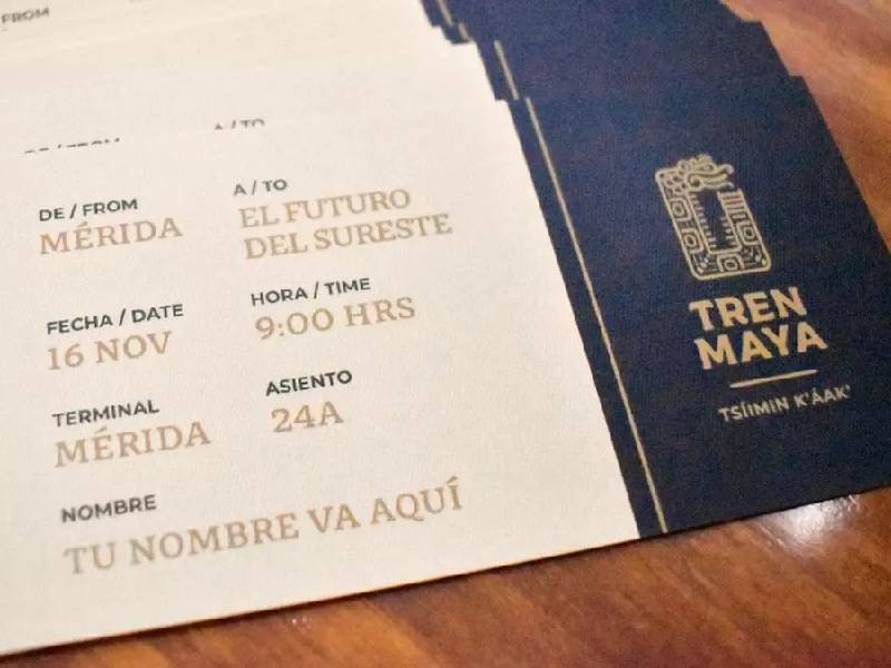 Boletos del Tren Maya más baratos que los de camión, anuncia AMLO