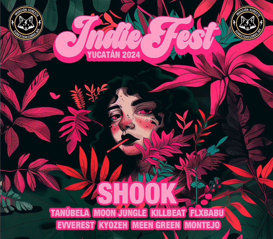 Indie Fest Yucatán 2024 se celebrará el 19 de octubre en Mérida con Shook y bandas locales. Boletos disponibles y vota por el último proyecto del cartel.