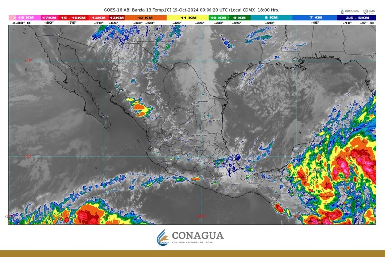 Potencial ciclón tropical Quince genera lluvias torrenciales en Campeche, Quintana Roo y Yucatán. Mantente informado con CONAGUA y SMN.