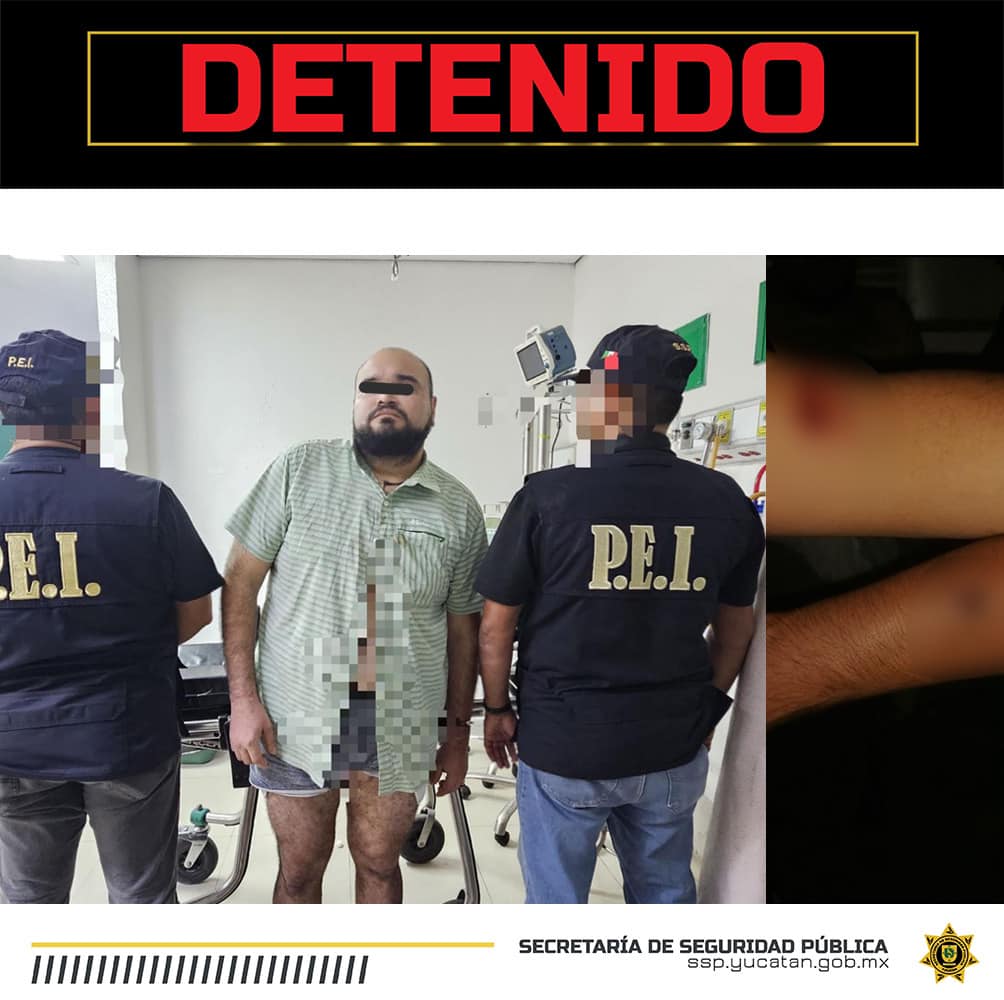 Hombre detenido en Mérida tras infiltrarse en secundaria y agredir a policías. Continúan las investigaciones por poner en riesgo a estudiantes.