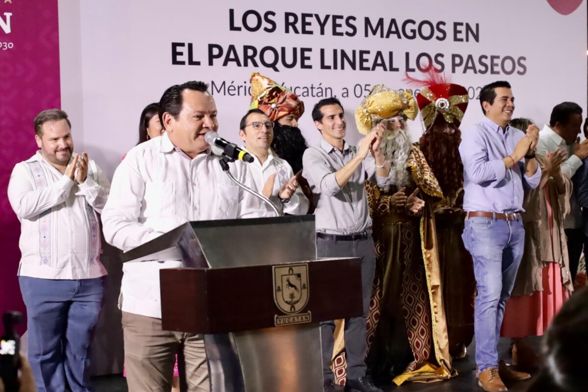 El Gobernador Joaquín Díaz Mena anuncia trabajos para concluir el Parque Lineal del Poniente en Mérida, promoviendo eventos culturales y deportivos.
