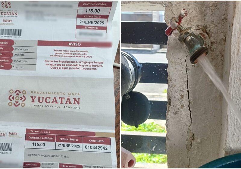 La morosidad en el pago del servicio de agua en Yucatán sigue en un 25%. JAPAY llama a la regularización para mejorar infraestructura.