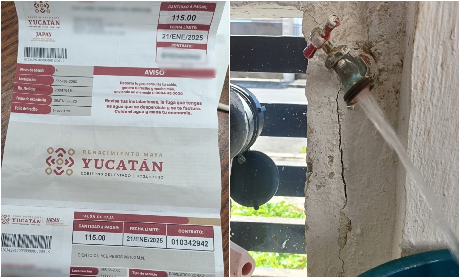 La morosidad en el pago del servicio de agua en Yucatán sigue en un 25%. JAPAY llama a la regularización para mejorar infraestructura.