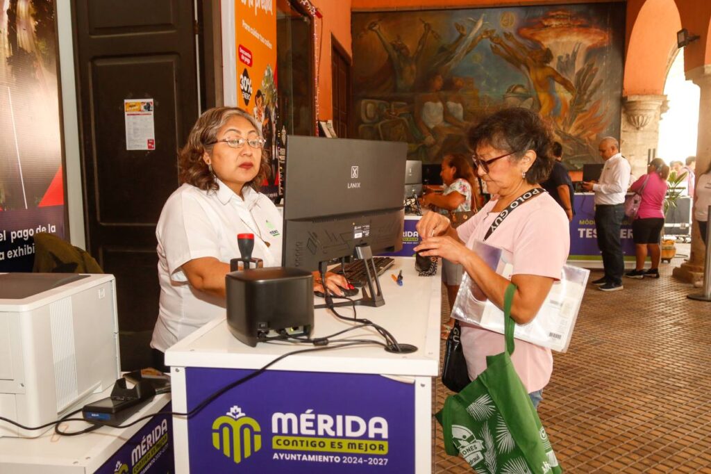 En Mérida, más de 8,000 predios pagaron el predial en el primer día de recaudación. Se aplicó un descuento del 30% durante enero.