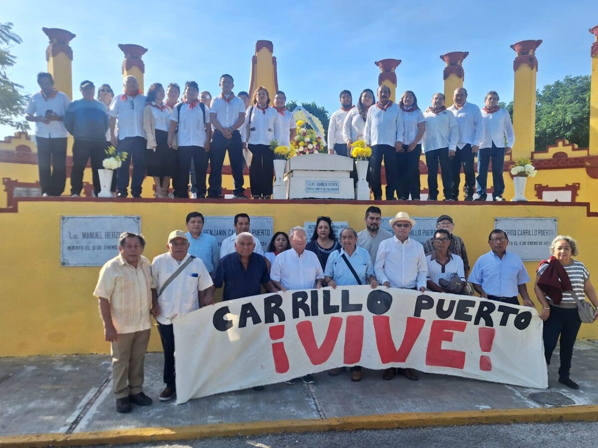 En el 101 aniversario luctuoso de Felipe Carrillo Puerto, Mérida rinde homenaje a su legado con un evento y el lanzamiento de una nueva beca universitaria.