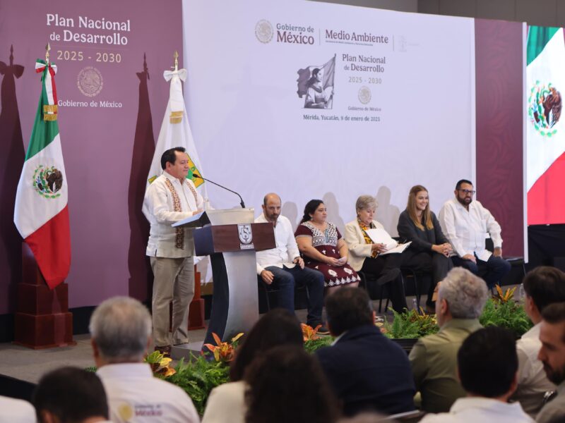 Yucatán lidera la sustentabilidad en México. Gobernador Díaz Mena y Semarnat impulsan el desarrollo sostenible en el Plan Nacional 2025-2030.