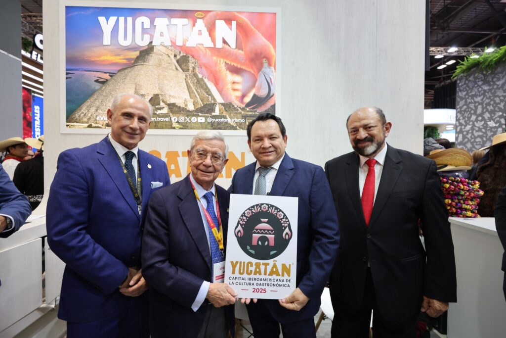 Yucatán se destaca en FITUR 2025 como Capital Iberoamericana de la Gastronomía, con su cultura, naturaleza y oferta turística mundial.