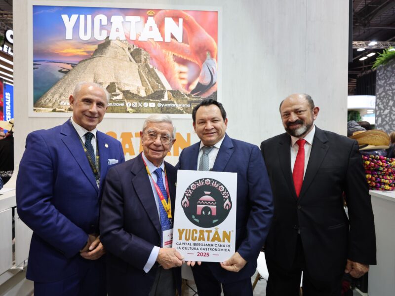 Yucatán se destaca en FITUR 2025 como Capital Iberoamericana de la Gastronomía, con su cultura, naturaleza y oferta turística mundial.