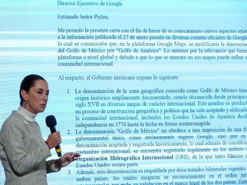 Gobierno investigará al INAI por presuntos moches a la FMF a cambio de reducir multas. Sheinbaum también pide a Google respetar soberanía.
