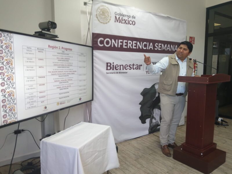 La primera etapa de entrega de tarjetas de Bienestar en Yucatán concluyó con éxito. Se entregaron más de 21 mil 600 apoyos en enero de 2025.