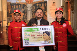 La SEP y Lotería Nacional presentan el billete conmemorativo de la Beca “Rita Cetina”, que beneficiará a más de 5.6 millones de estudiantes.