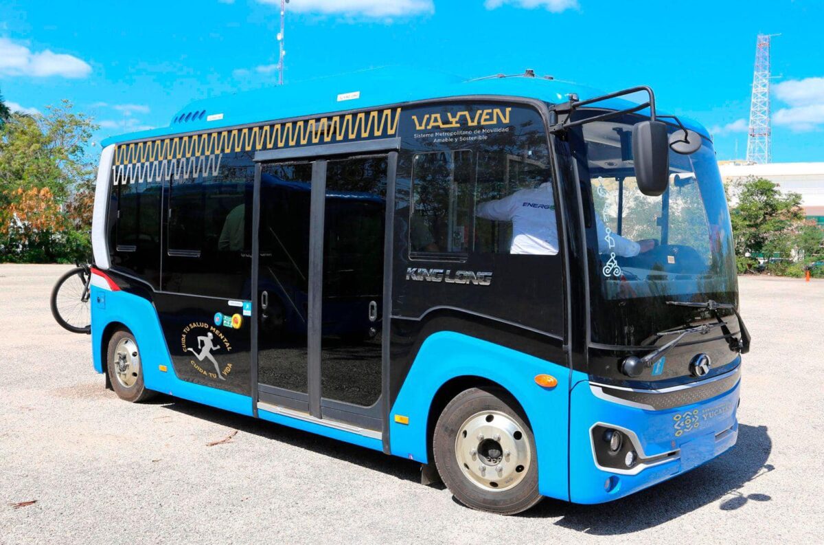 Sesenta unidades King Long eléctricas iniciarán operaciones en marzo en Yucatán en las Rutas Nocturnas del Sistema Va y Ven. Conoce los detalles.