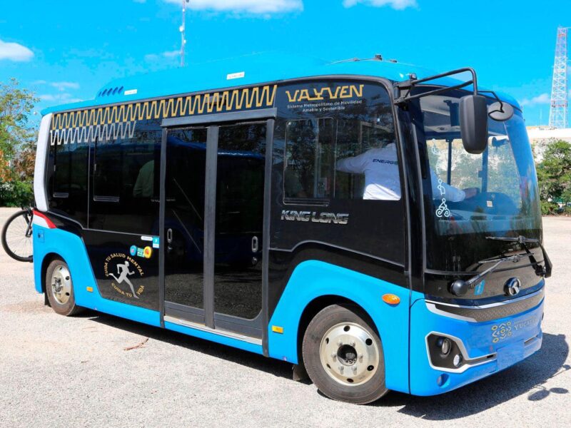 Sesenta unidades King Long eléctricas iniciarán operaciones en marzo en Yucatán en las Rutas Nocturnas del Sistema Va y Ven. Conoce los detalles.