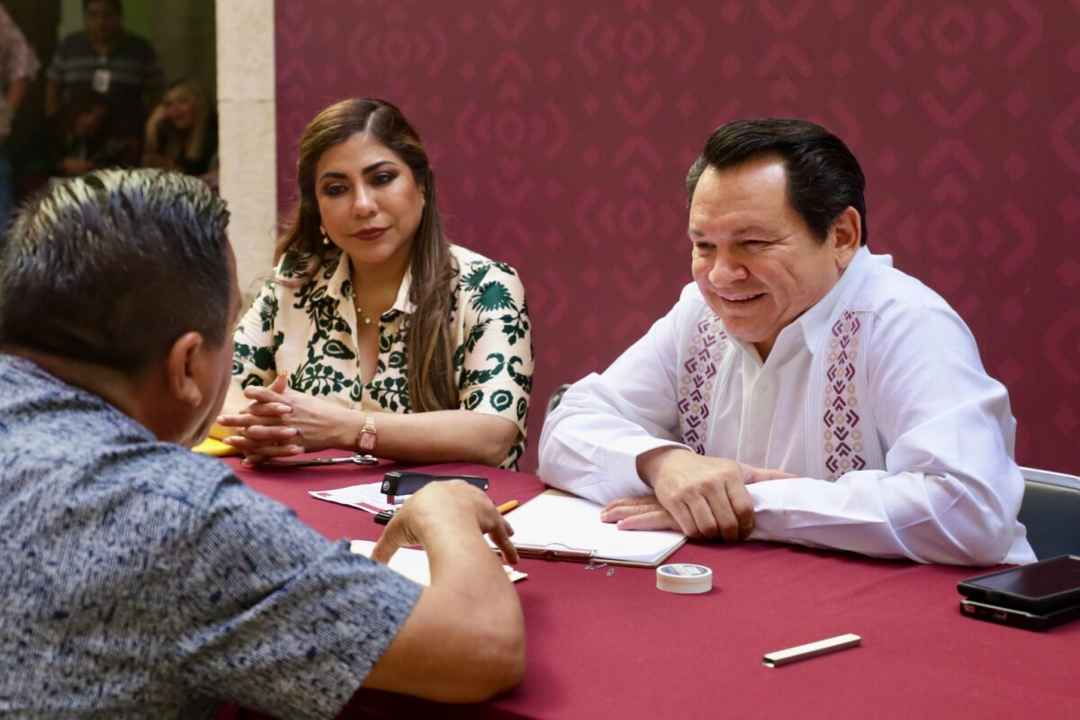El Gobernador de Yucatán, Joaquín Díaz Mena, realizó Audiencias con el Pueblo, reafirmando su compromiso de escuchar a la ciudadanía.