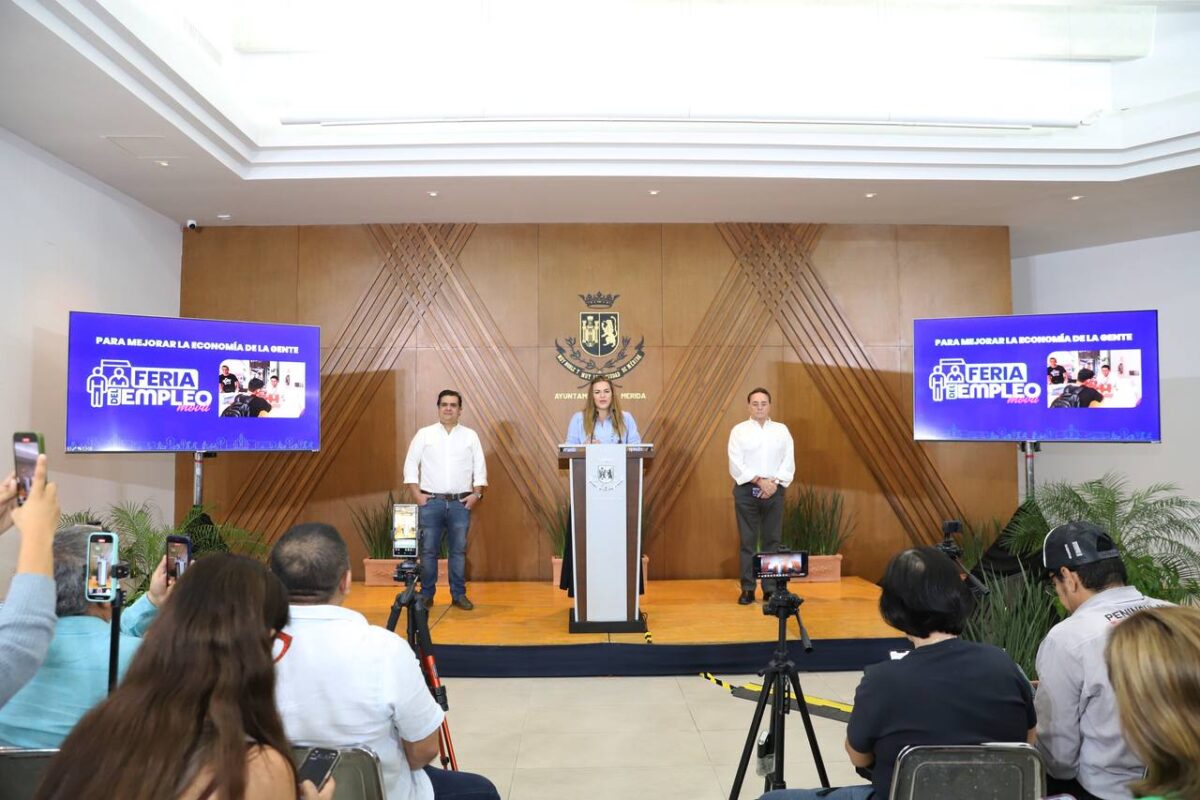 Cecilia Patrón anuncia Ferias de Empleo Móvil en Mérida para impulsar la economía local y ofrecer más de 30 opciones laborales.