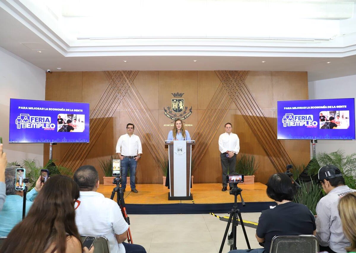 Cecilia Patrón anuncia Ferias de Empleo Móvil en Mérida para impulsar la economía local y ofrecer más de 30 opciones laborales.