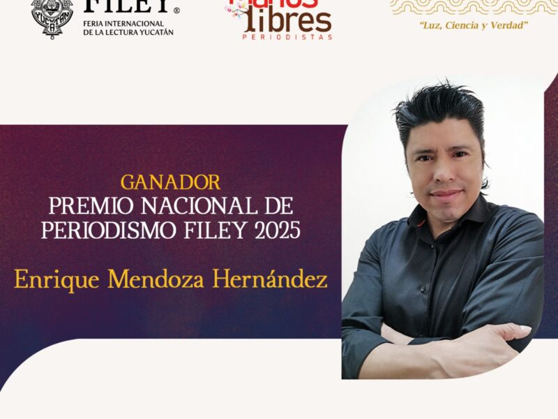 El periodista Enrique Mendoza Hernández recibirá el Premio Nacional de Periodismo FILEY 2025 por su labor en la difusión cultural en la frontera norte.