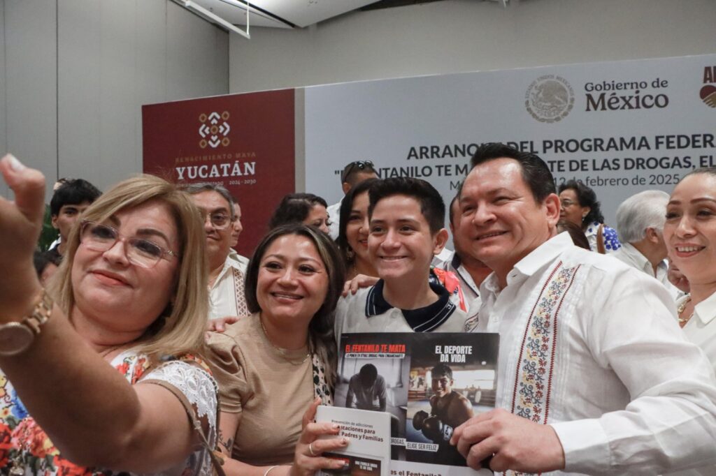 Yucatán lanza la campaña "El fentanilo te mata: Aléjate de las drogas, elige ser feliz" para prevenir adicciones entre jóvenes.