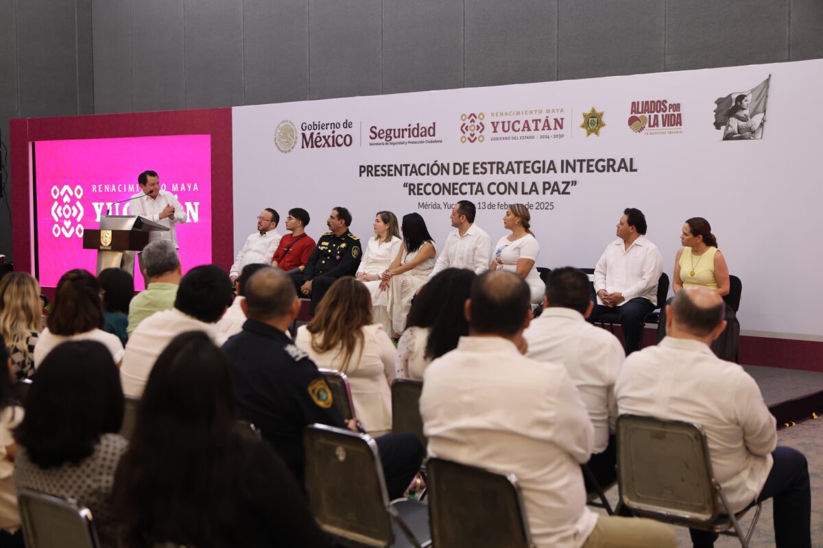 Yucatán y la Federación unen esfuerzos con "Reconecta con la Paz" y "Aliados por la Vida" para fortalecer el tejido social y prevenir la violencia.