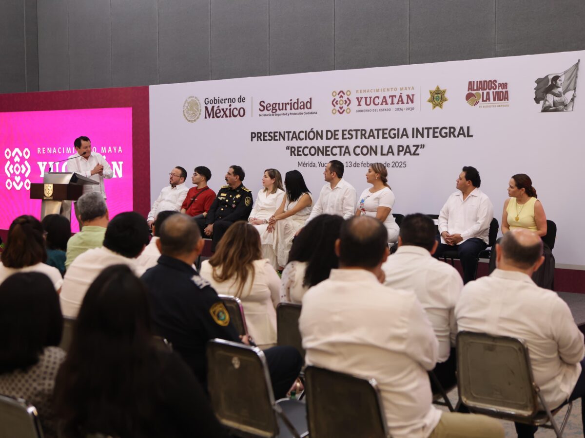 Yucatán y la Federación unen esfuerzos con "Reconecta con la Paz" y "Aliados por la Vida" para fortalecer el tejido social y prevenir la violencia.