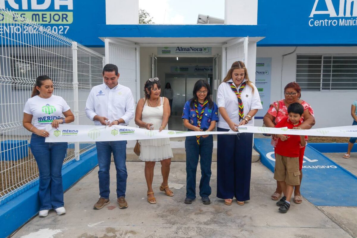 Mérida fortalece la salud mental con el nuevo Centro Alma Nova Oriente, un espacio de atención gratuita para niños, jóvenes y adultos.