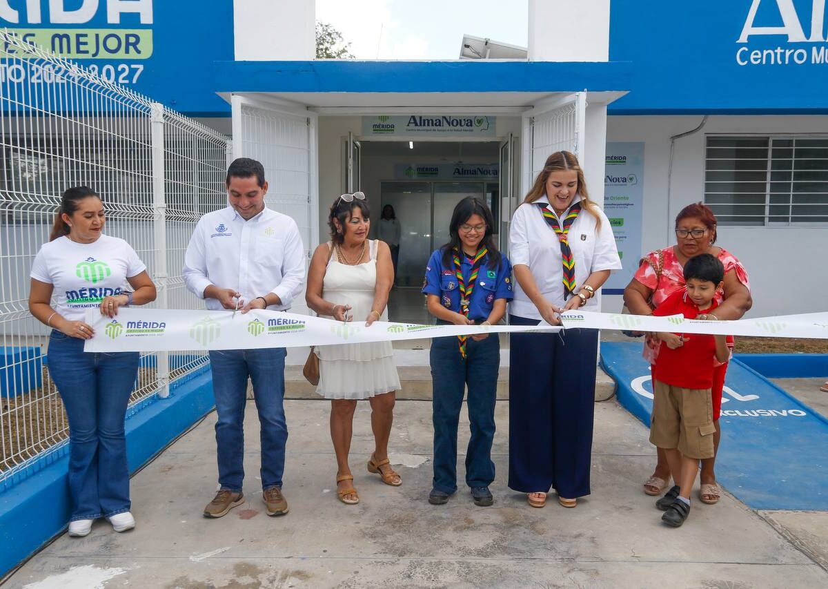 Mérida fortalece la salud mental con el nuevo Centro Alma Nova Oriente, un espacio de atención gratuita para niños, jóvenes y adultos.