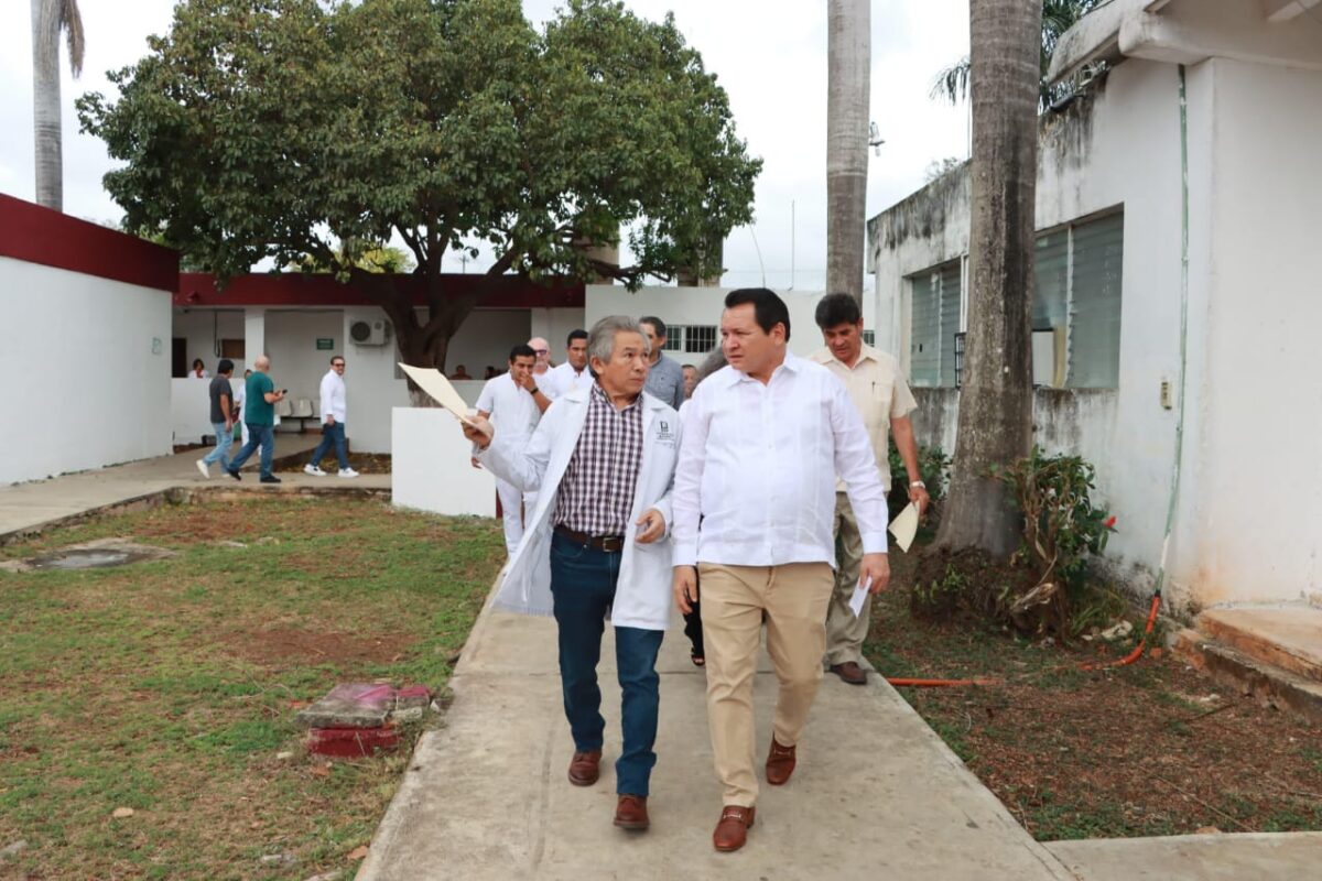 El Gobernador de Yucatán, Joaquín Díaz Mena, supervisó el Hospital Psiquiátrico para fortalecer los servicios de salud mental en el estado.