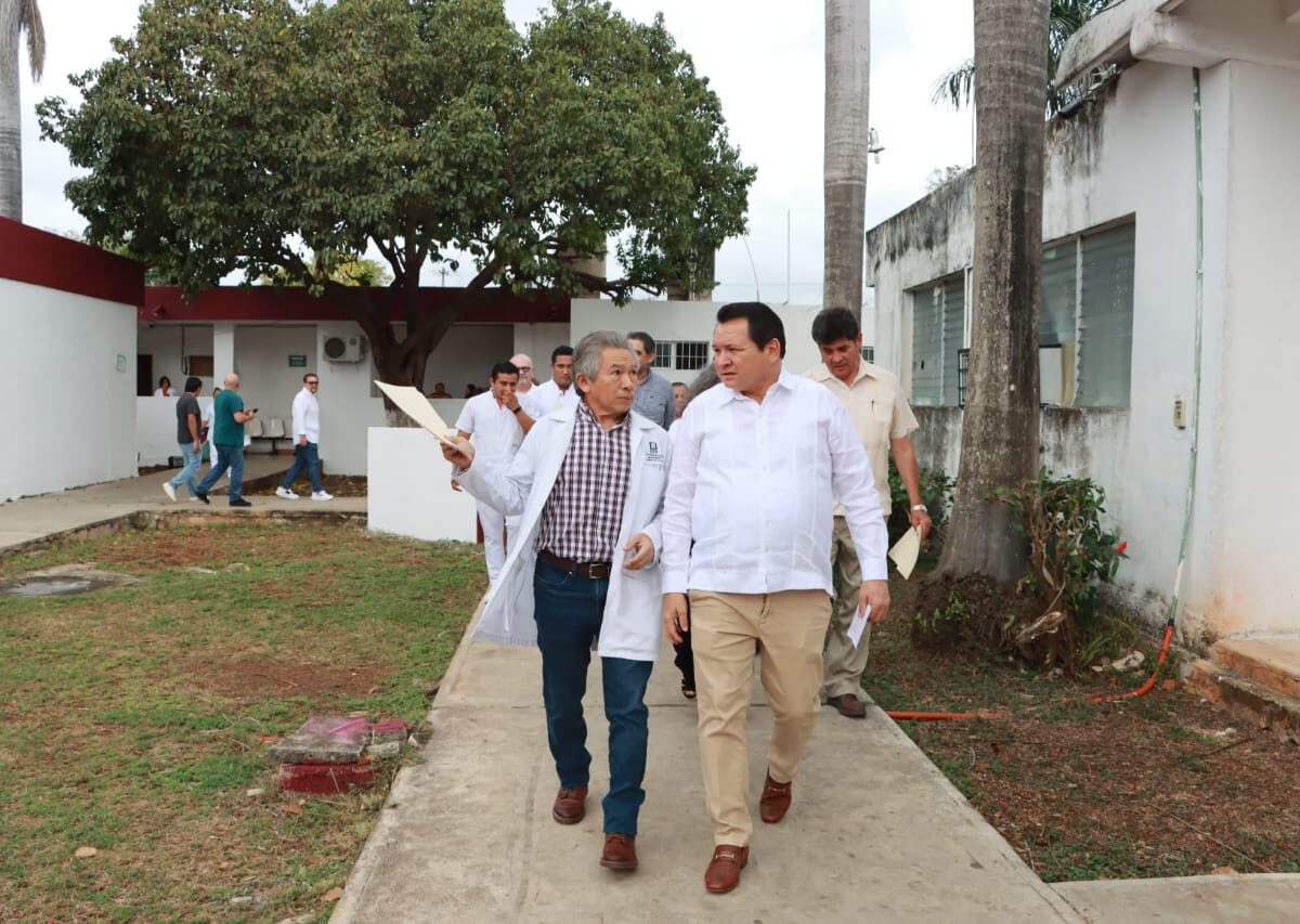 El Gobernador de Yucatán, Joaquín Díaz Mena, supervisó el Hospital Psiquiátrico para fortalecer los servicios de salud mental en el estado.