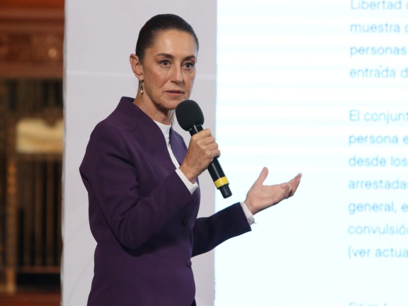 Foto. Cuartoscuro/ México responderá con aranceles tras la decisión de Trump. Sheinbaum anuncia medidas y prepara llamada con el expresidente de EU