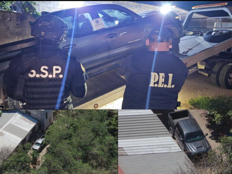 Aseguran camioneta que atropelló a un can en Kanasín. Dos detenidos por agredir a autoridades durante la diligencia judicial.