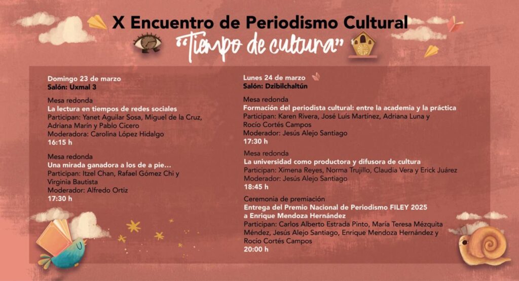 El Encuentro de Periodismo Cultural FILEY 2025 reflexionará sobre los retos del oficio en la era digital. Acceso libre y para todo público.
